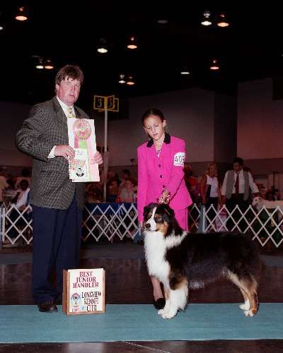 Junior Handler - Australian shepherd